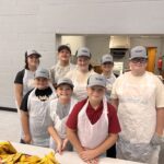 Youth from the Fall 2026 Livestock judging team pose at fundraiser.